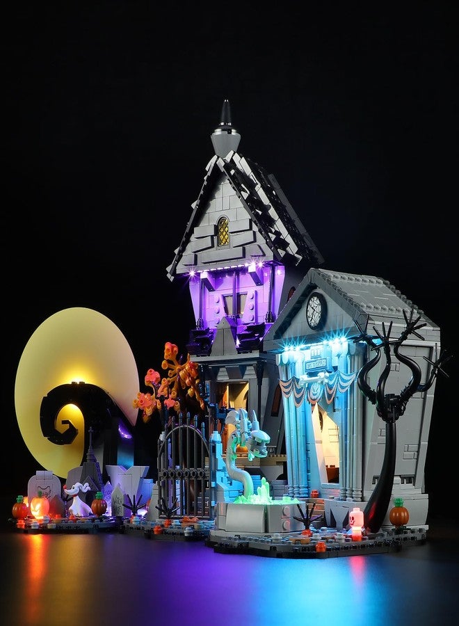 YEABRICKS LED Light for 21351 Ideas Disney Tim Burton's The Nightmare Before Christmas Building Blocks Model (Building Set NOT Included) - Image 2